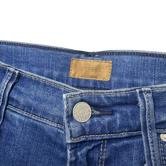 Mother Jeans l mid-rise Dazzler Ankle Fray Jeans - Picture 2 of 9